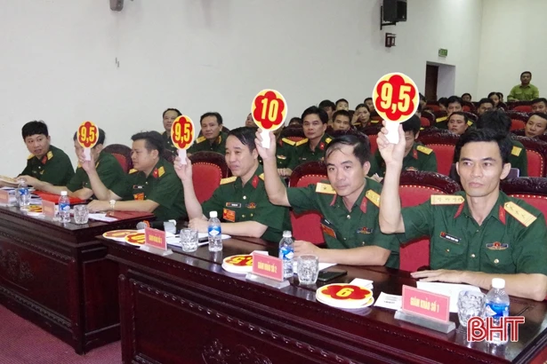 Kỳ Anh nhất hội thi bí thư cấp ủy, chiến sỹ dân vận khéo