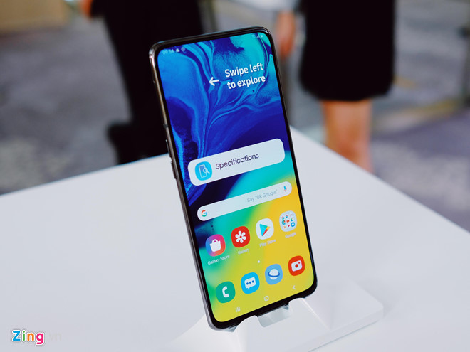 Galaxy A80 lên kệ tại Việt Nam - camera trượt xoay, giá 15 triệu đồng ảnh 2 Galaxy A80 lên kệ tại Việt Nam - camera trượt xoay, giá 15 triệu đồng