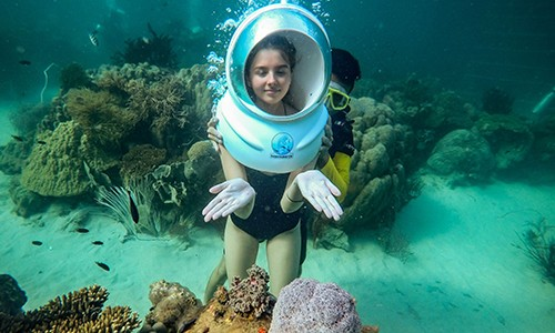 Trải nghiệm đi bộ dưới đáy biển ngắm san hô ở Phú Quốc