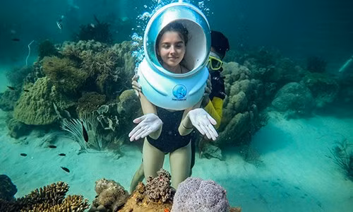 Trải nghiệm đi bộ dưới đáy biển ngắm san hô ở Phú Quốc