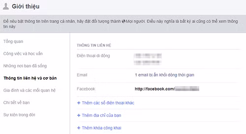 Những thông tin nào dễ bị lộ qua Facebook