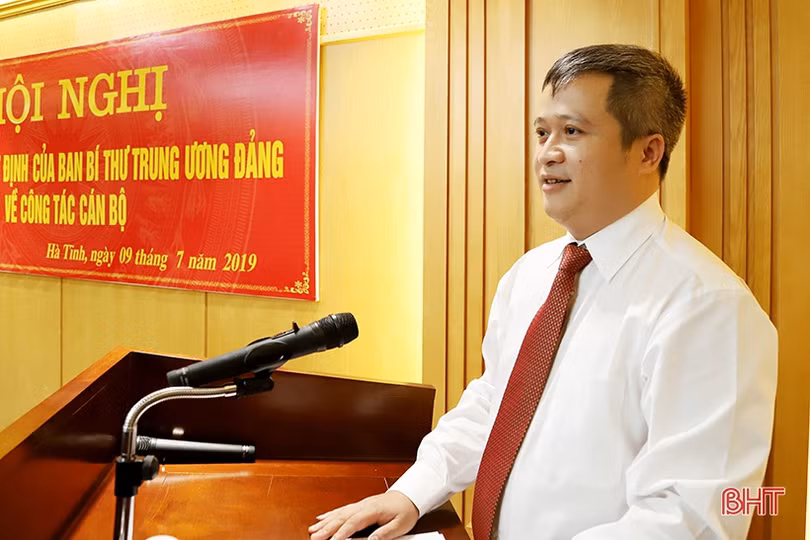 Thông báo quyết định của Ban Bí thư chỉ định ông Trần Tiến Hưng làm Phó Bí thư Tỉnh ủy Hà Tĩnh