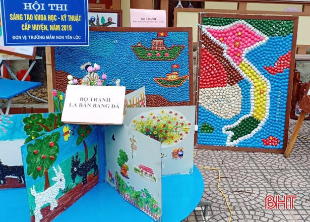 Cô giáo mầm non Hà Tĩnh sáng tạo đồ dùng dạy học độc đáo ảnh 10 Cô giáo mầm non Hà Tĩnh sáng tạo đồ dùng dạy học độc đáo