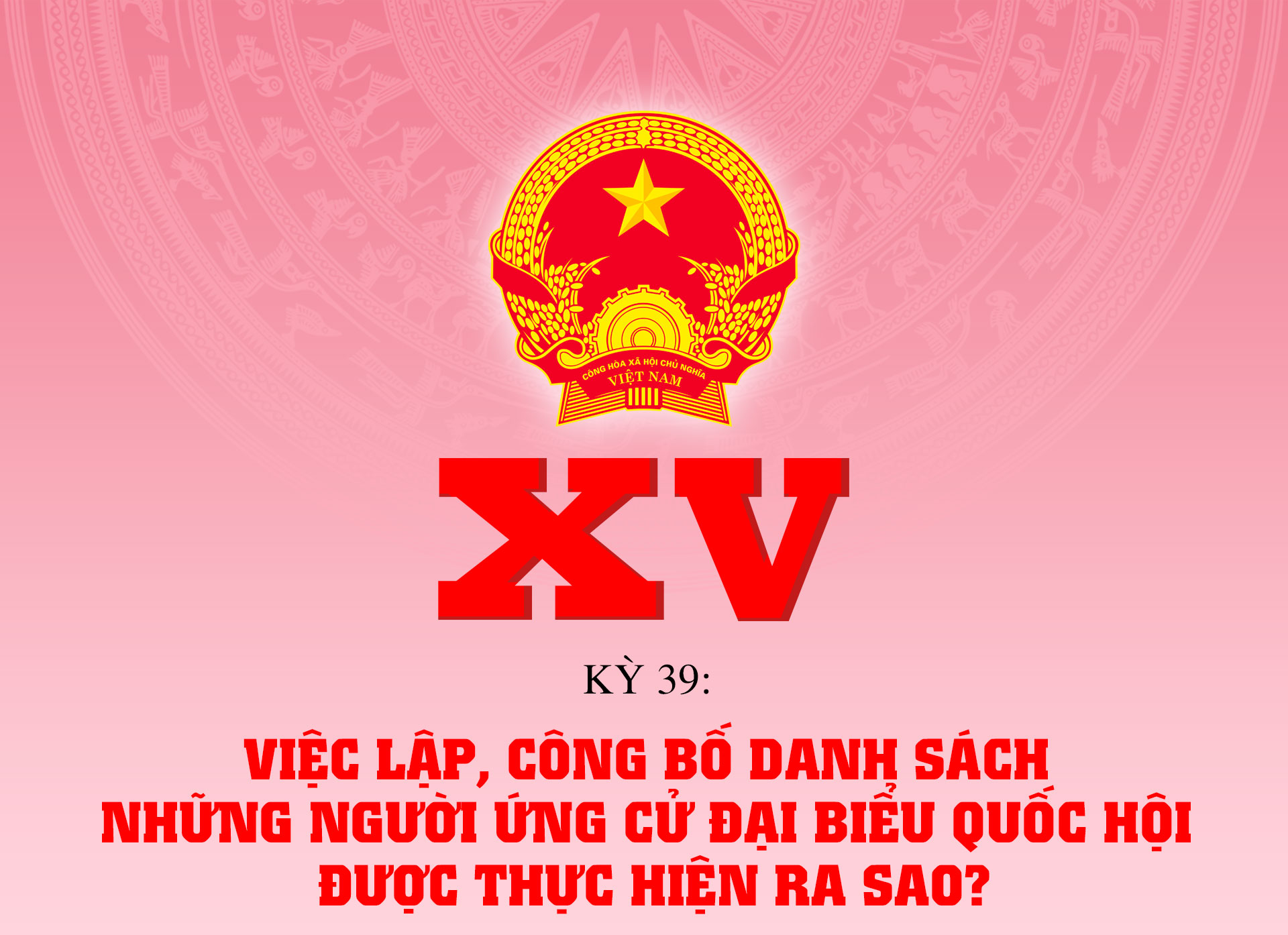 Việc lập, công bố danh sách những người ứng cử đại biểu Quốc hội được thực hiện ra sao?