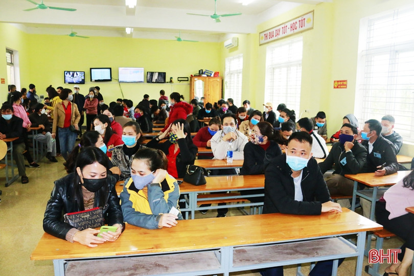 Phòng dịch Covid -19 ở Trường Trung cấp nghề Hà Tĩnh