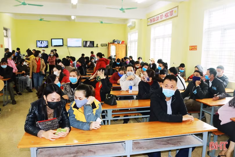 Phòng dịch Covid -19 ở Trường Trung cấp nghề Hà Tĩnh
