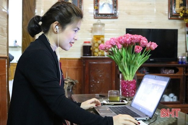 Trường mầm non đầu tiên ở Hà Tĩnh tổ chức dạy học tiếng Anh online