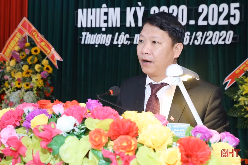 Ông Mai Xuân Minh tái đắc cử Bí thư Đảng ủy xã Thượng Lộc