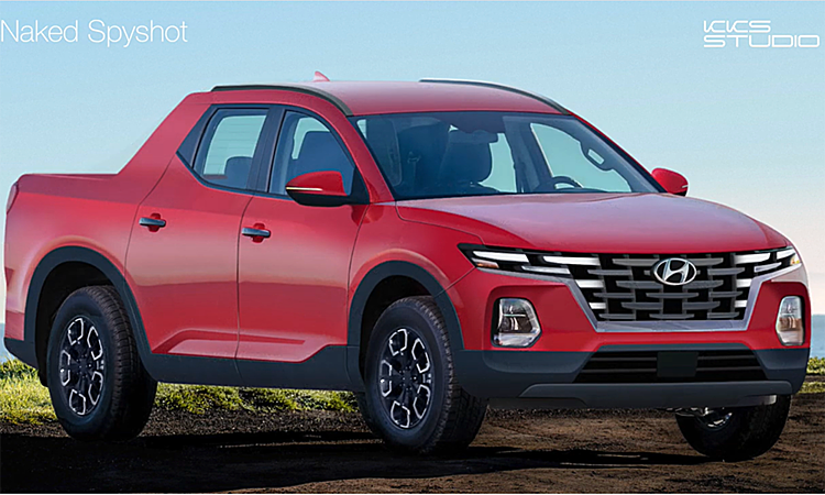 Xe bán tải của Hyundai lần đầu lộ diện