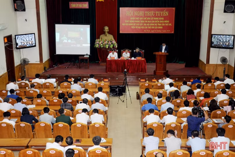 Lan tỏa mạnh mẽ phong trào thi đua chào mừng đại hội Đảng các cấp ở Hà Tĩnh