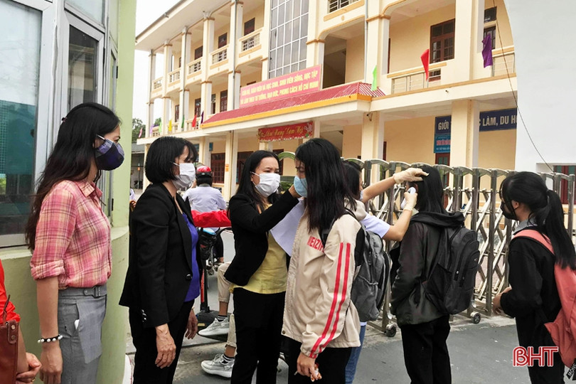 Phòng dịch Covid -19 ở Trường Trung cấp nghề Hà Tĩnh
