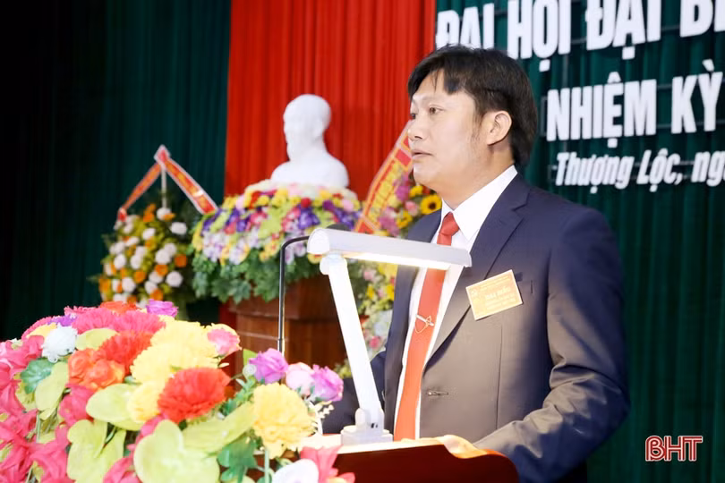 Đảng bộ xã Thượng Lộc tổ chức thành công đại hội điểm đầu tiên của Hà Tĩnh