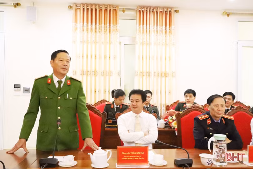 Bổ nhiệm thủ trưởng cơ quan cảnh sát điều tra, an ninh điều tra Công an Hà Tĩnh