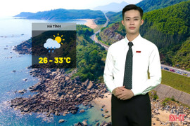 Dự báo thời tiết Hà Tĩnh ngày 2/7: Ngày nắng, chiều có mưa, cao nhất 33 độ