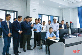 Đoàn công tác tỉnh Hà Tĩnh tham quan Nhà máy Điện rác Phú Sơn tại TP Huế