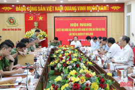 Đại hội Đảng bộ Công an Hà Tĩnh dự kiến tổ chức ngày 14 - 15/7 