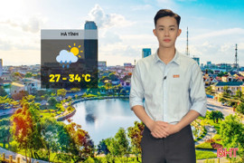 Dự báo thời tiết Hà Tĩnh ngày 26/6: Ngày nắng, chiều có mưa rào và dông