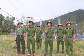 Bảo vệ thi công, đảm bảo tiến độ Dự án Trạm biến áp 220kV Vũng Áng