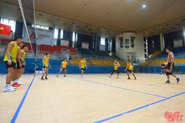 Hà Tĩnh chuẩn bị tốt nhất cho Giải Bóng chuyền hạng A Quốc gia 