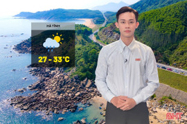 Dự báo thời tiết Hà Tĩnh ngày 11/7: Nhiệt độ giảm, chiều tối có mưa vài nơi