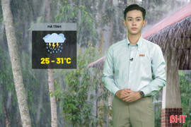 Dự báo thời tiết Hà Tĩnh ngày 21/7: Gió mạnh, mưa to đến rất to 