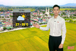 Dự báo thời tiết Hà Tĩnh ngày 23/6: Ngày nắng, chiều tối có mưa dông