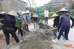 60 ngày cao điểm xây dựng nông thôn mới ở Mai Phụ