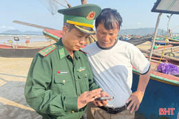 Hà Tĩnh “phủ sóng” eCDT cho 100% tàu cá