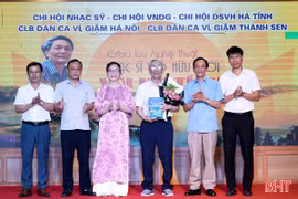Giao lưu nghệ thuật: Nhạc sĩ Hồ Hữu Thới với Hà Tĩnh 