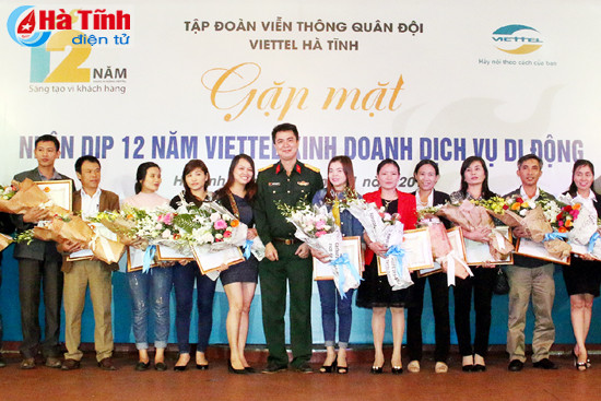 viettel ha tinh ky niem 12 nam kinh doanh dich vu di dong