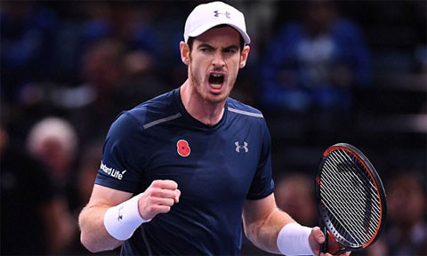 djokovic bi loai o tu ket paris masters murray sat ngoi so 1 the gioi