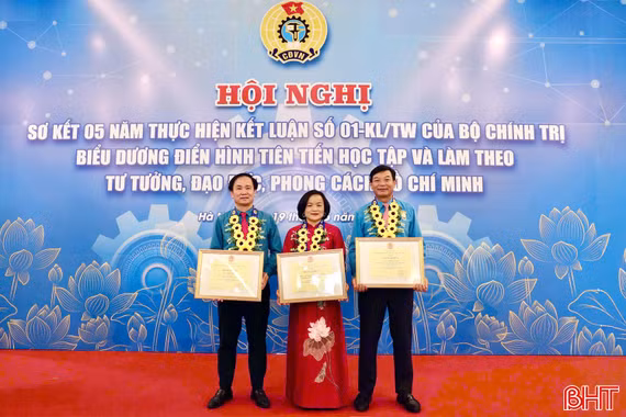 Hà Tĩnh có 1 tập thể, 2 cá nhân được vinh danh điển hình "học Bác" toàn quốc