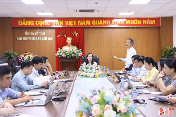 Họp rà soát nội dung, triển khai chấm thi vòng chung khảo cuộc thi chính luận
