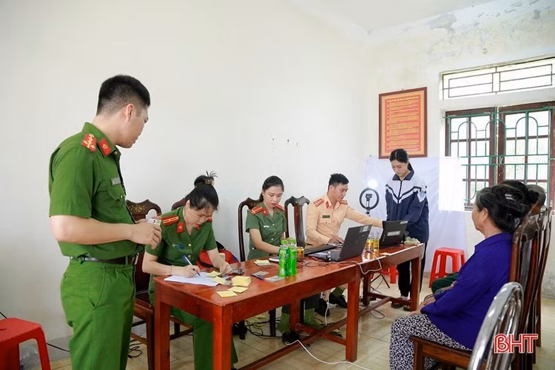 Công an Hà Tĩnh kích hoạt gần 700.000 tài khoản định danh điện tử