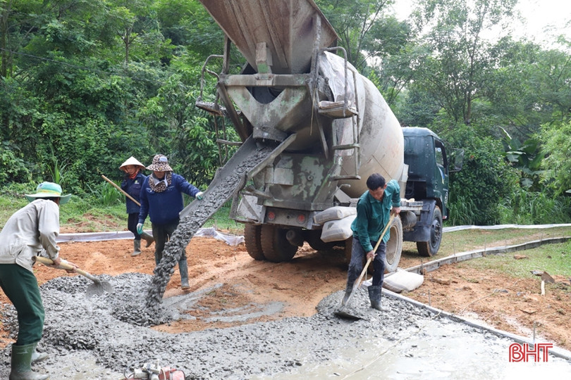 Sơn Lễ tăng tốc xây dựng nông thôn mới nâng cao