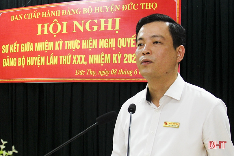 Đức Thọ tập trung xây dựng huyện đạt chuẩn nông thôn mới nâng cao