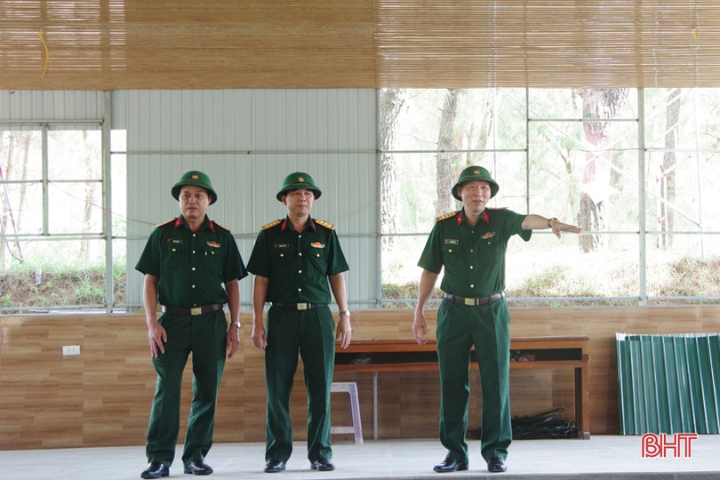 Kiểm tra công tác chuẩn bị diễn tập khu vực phòng thủ tại Lộc Hà