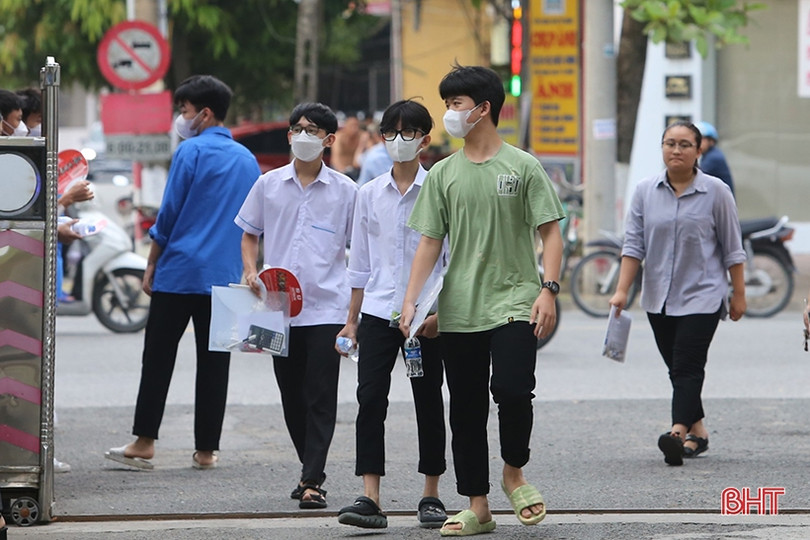 Thí sinh Hà Tĩnh thực hiện nghiêm quy chế trường thi