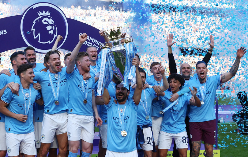 Những dấu mốc trong cú ăn ba của Man City