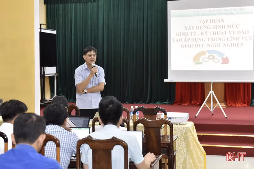 Hướng dẫn xây dựng định mức kinh tế - kỹ thuật về đạo tạo nghề