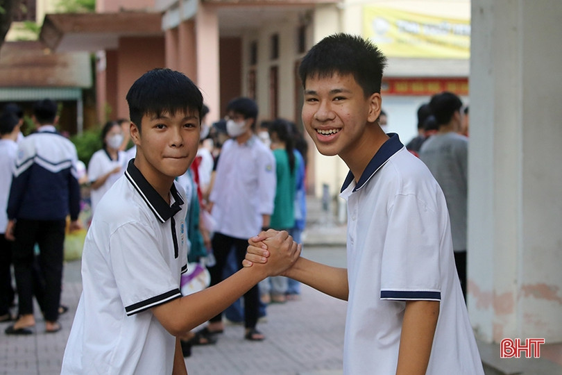 Thí sinh Hà Tĩnh thực hiện nghiêm quy chế trường thi