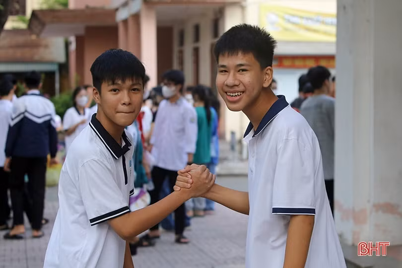 Thí sinh Hà Tĩnh thực hiện nghiêm quy chế trường thi