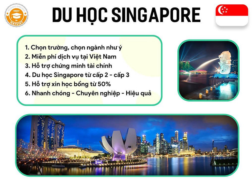 Du học Netviet - lựa chọn tốt nhất nếu muốn du học Singapore
