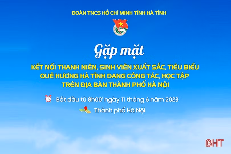 Sắp diễn ra chương trình gặp mặt thanh niên tiêu biểu quê Hà Tĩnh ở Hà Nội