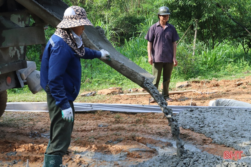 Sơn Lễ tăng tốc xây dựng nông thôn mới nâng cao
