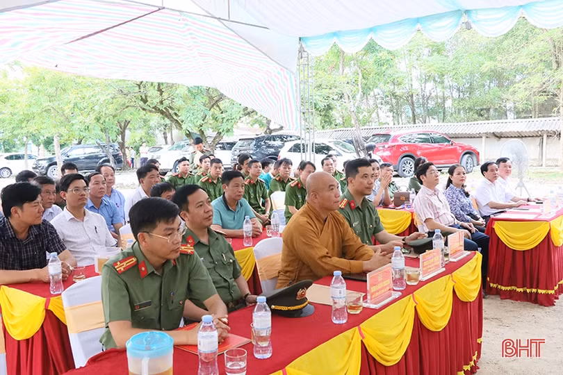 Nâng cấp 10 trụ sở công an xã ở Cẩm Xuyên