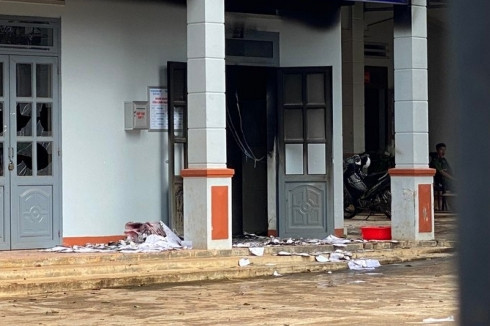 Đã bắt 6 đối tượng tấn công trụ sở công an xã tại Đắk Lắk