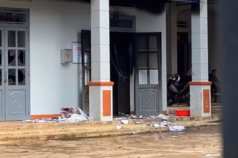 Đã bắt 6 đối tượng tấn công trụ sở công an xã tại Đắk Lắk