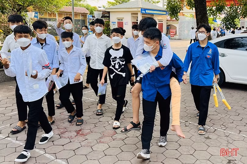 Thí sinh Hà Tĩnh thực hiện nghiêm quy chế trường thi