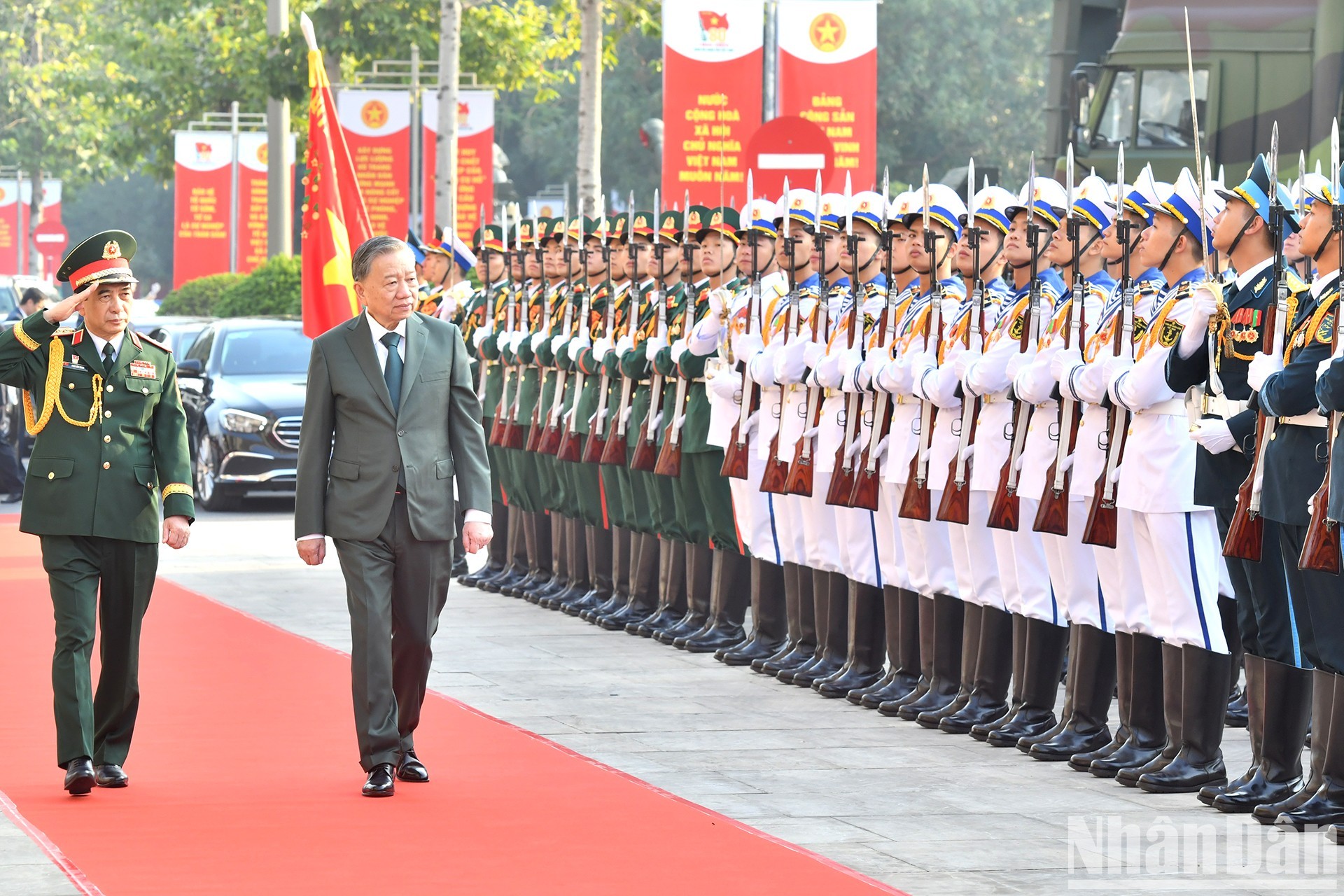 Tổng Bí thư Tô Lâm dự lễ kỷ niệm 80 năm Ngày thành lập Quân đội nhân dân Việt Nam.